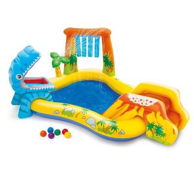Intex Dinosaur Play Center Inflatable Kiddie Pool | Target