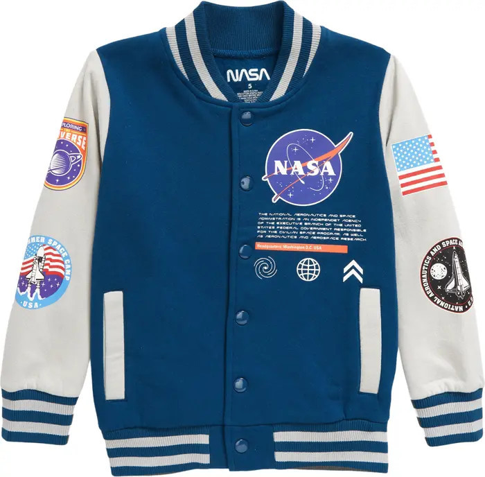 Jem Kids' NASA Letterman Jacket | Nordstrom | Nordstrom