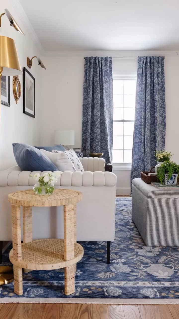 Do you dream in blue and white? This family room from #projectgrandmillennial is a modern twist on classic Parisian vibes, with a dash of European flair - it’s a design lover’s dream. Get ready for colors (mainly blue💙🩵), patterns, and unique pieces!

The family room was a fun challenge in this project - long and narrow, with a high traffic route to the kitchen, plus a *very* dated fireplace. But we’ve worked our magic! Two cozy seating areas were created (both reveals are on the blog!) as a workaround to this dilemma, and a durable rug was added to withstand the foot traffic of three small children.

Head to our blog now to see the stunning transformation by clicking the link in bio, then BLOG | SHOP PROJECTS | PROJECT GRANDMILLENNIAL. To shop the look - just click on your favorite pieces in the blog post!

Stay tuned for more #ProjectGrandmillennial goodness!

Design //@peggyhaddadinteriors
Photography //@karadeyoung

.
.
.
.


#LTKFindsUnder50 #LTKHome #LTKFindsUnder100