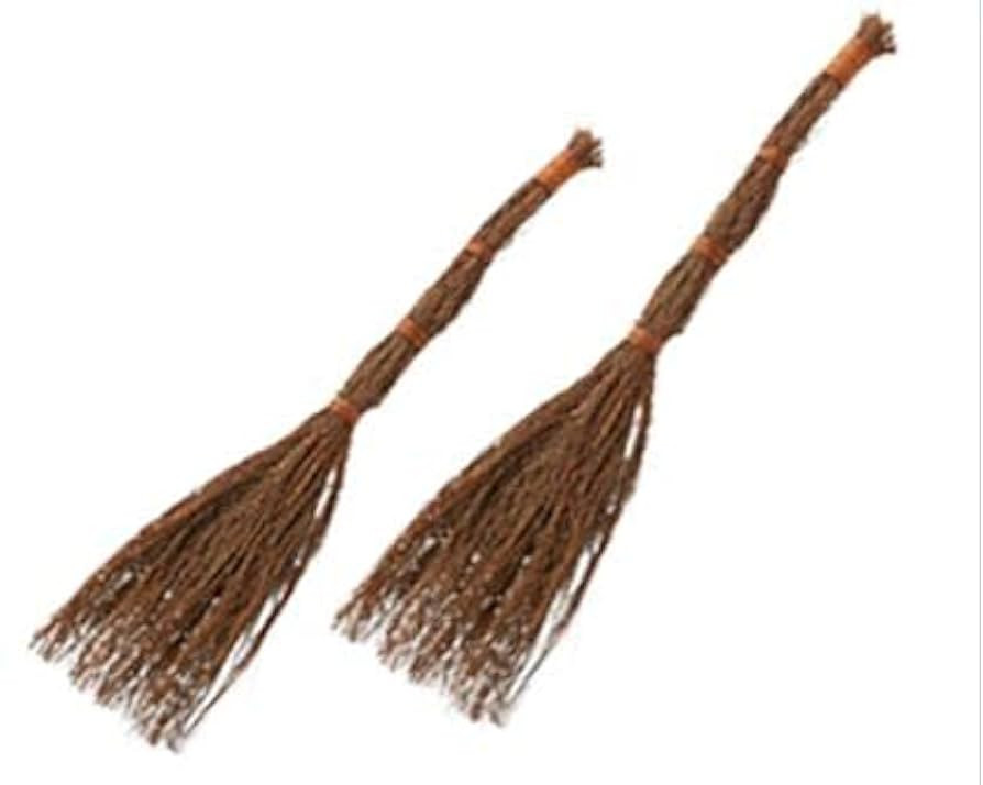 Two 36 Inch Cinnamon Twig Brooms - Fall Halloween Decoration - 2 Broom Package | Amazon (US)