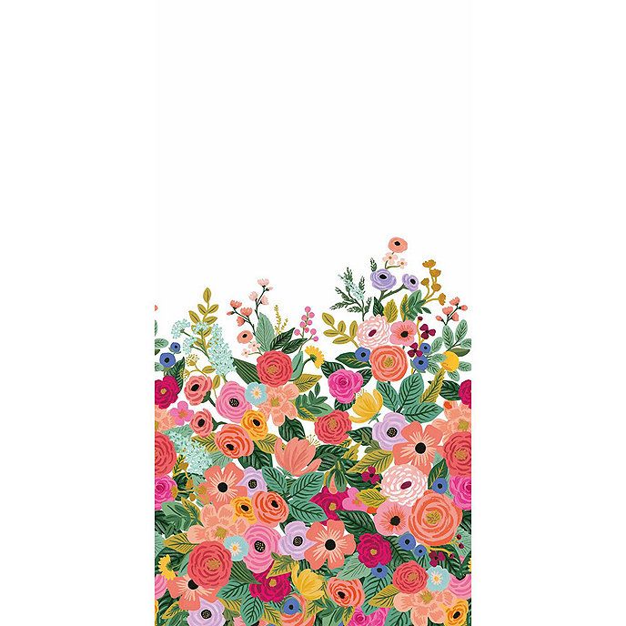 Floral Pop Mural Washable Wallpaper Design Double Roll | Ballard Designs, Inc.