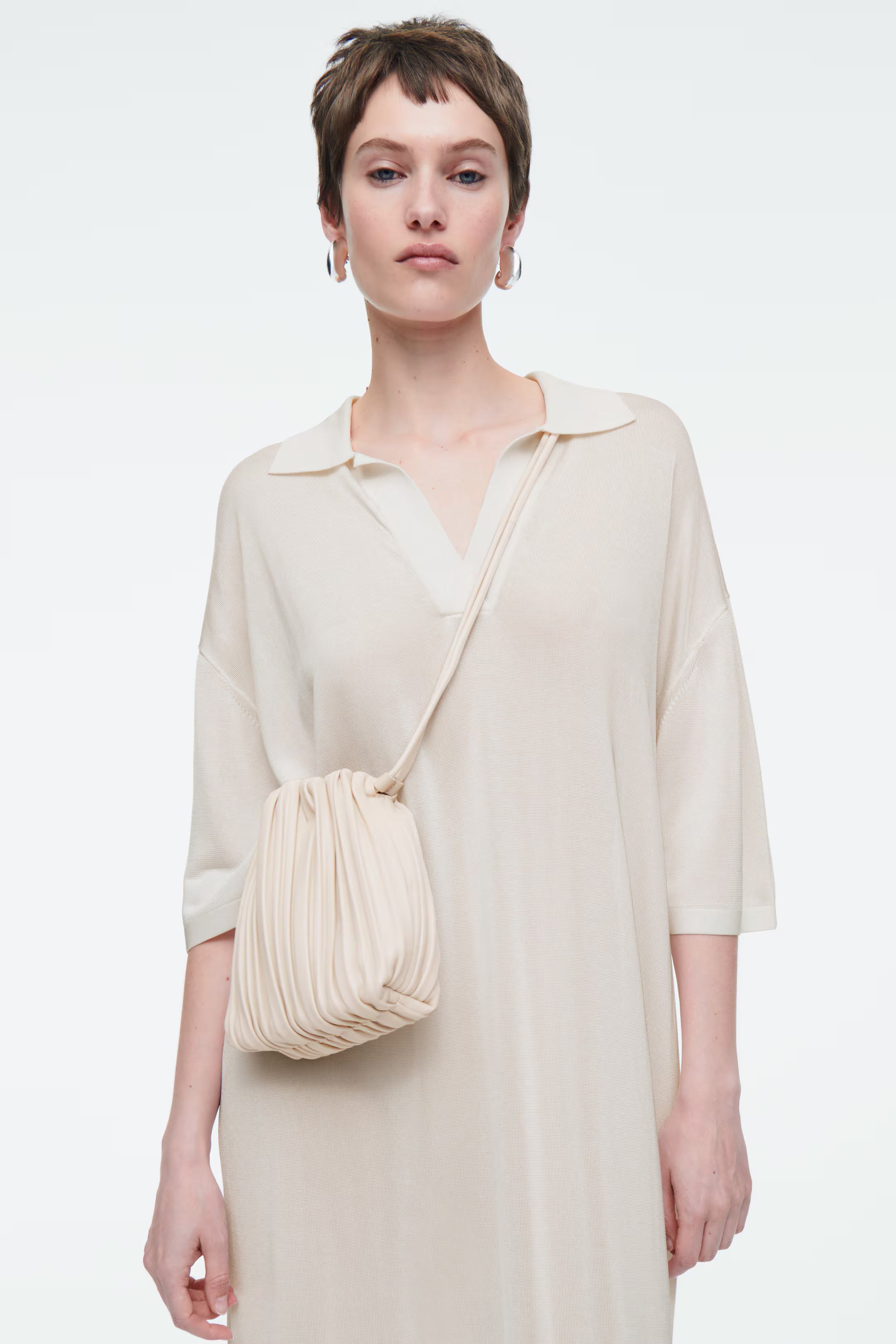 SCALLOP CROSSBODY - LEATHER | H&M (UK, MY, IN, SG, PH, TW, HK)