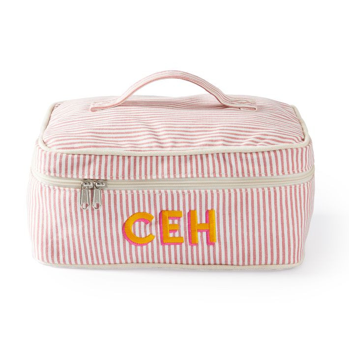 Pinstripe Travel Case | Mark and Graham