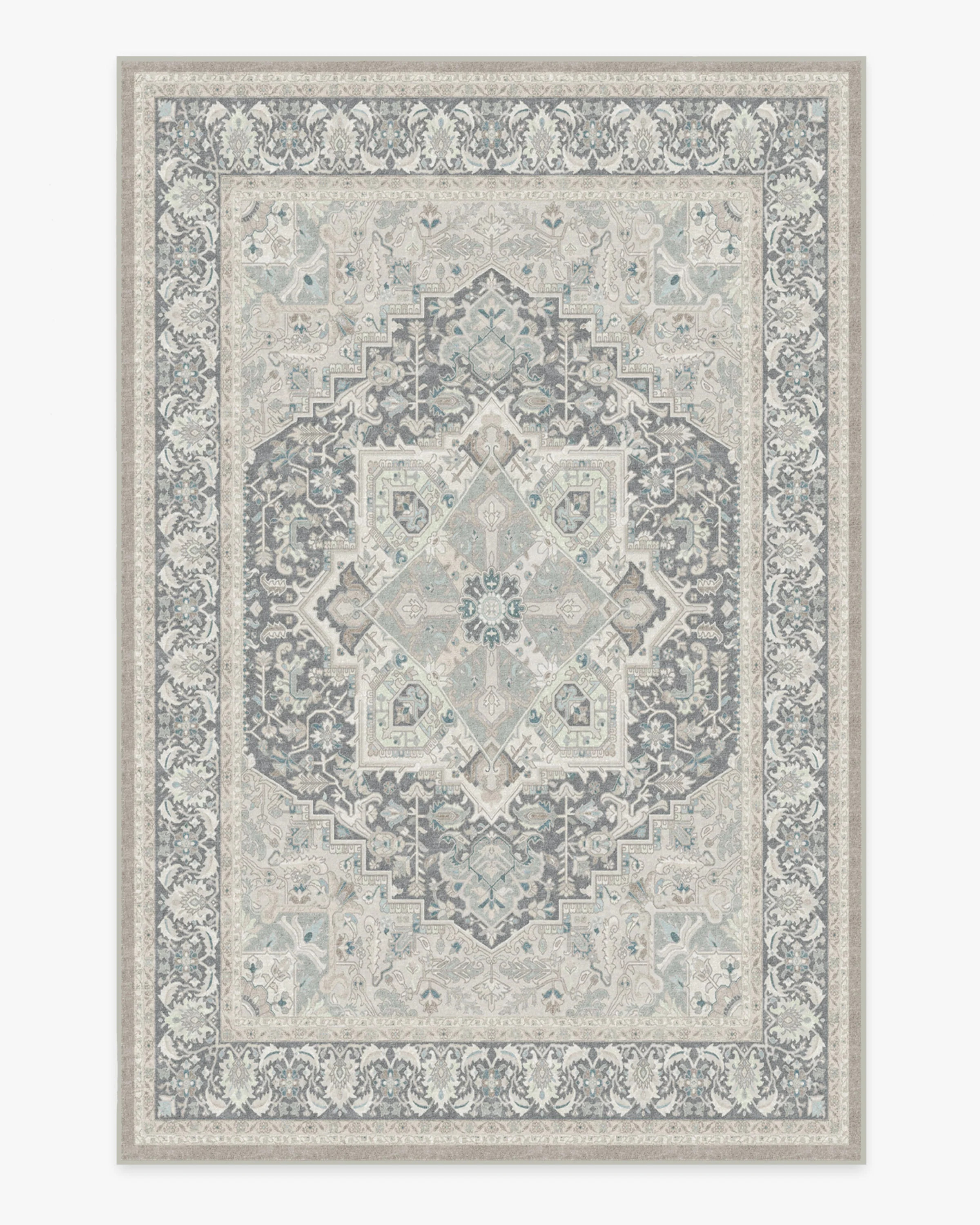 Hendesi Heriz Abalone Tufted Rug | Ruggable