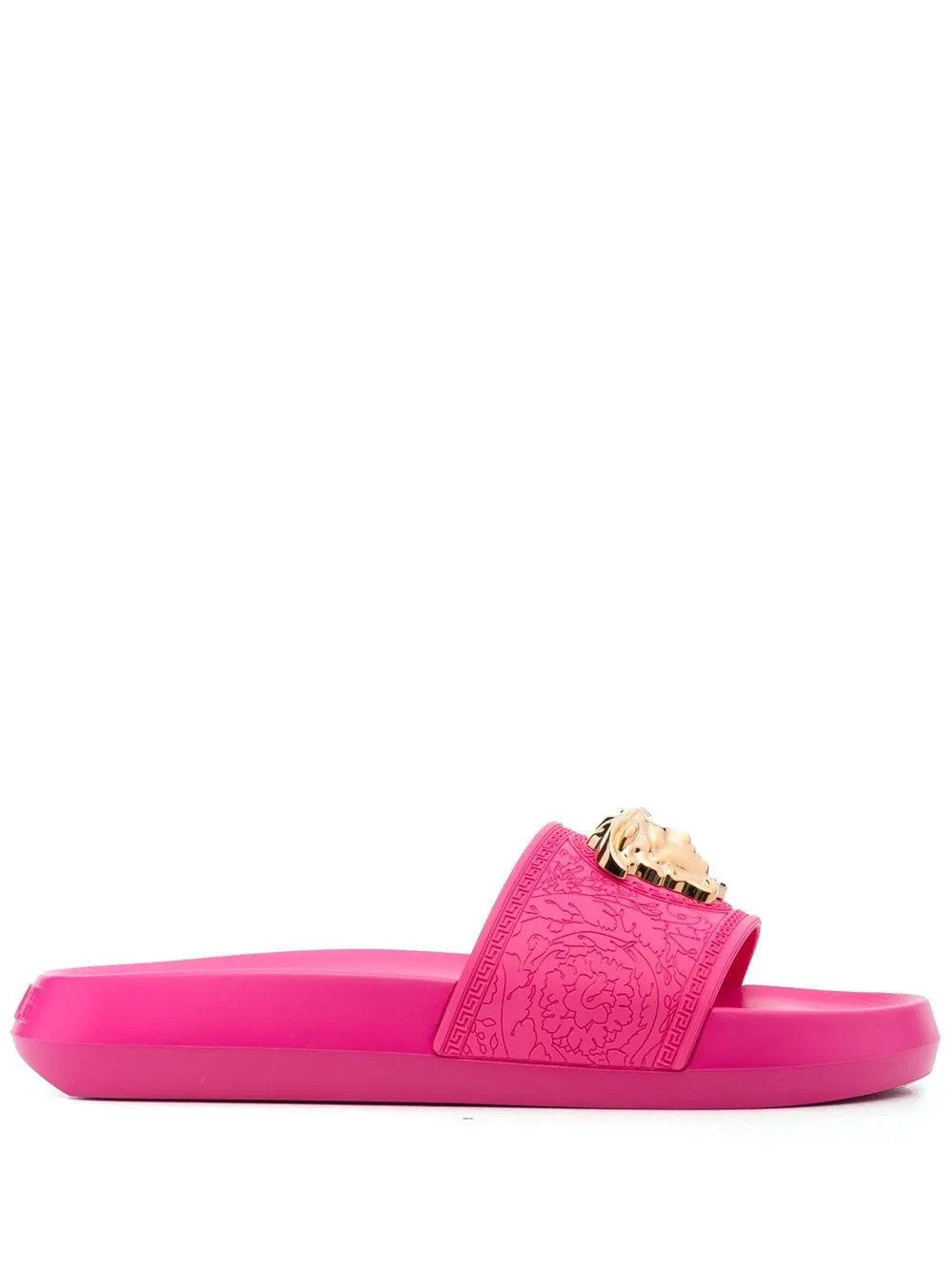 Versace Medusa Plaque Slides - Farfetch | Farfetch Global