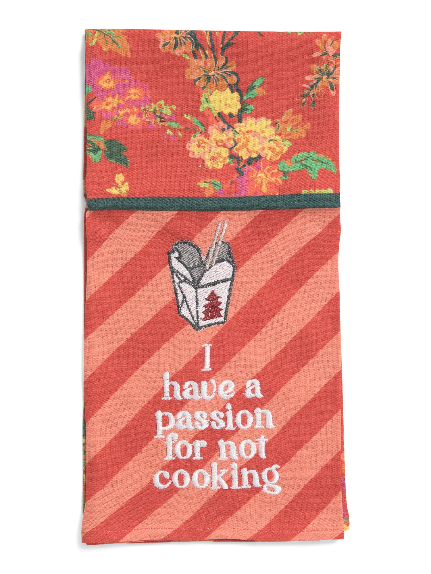 Linen Blend Not Cooking Passion Dish Towel | TJ Maxx