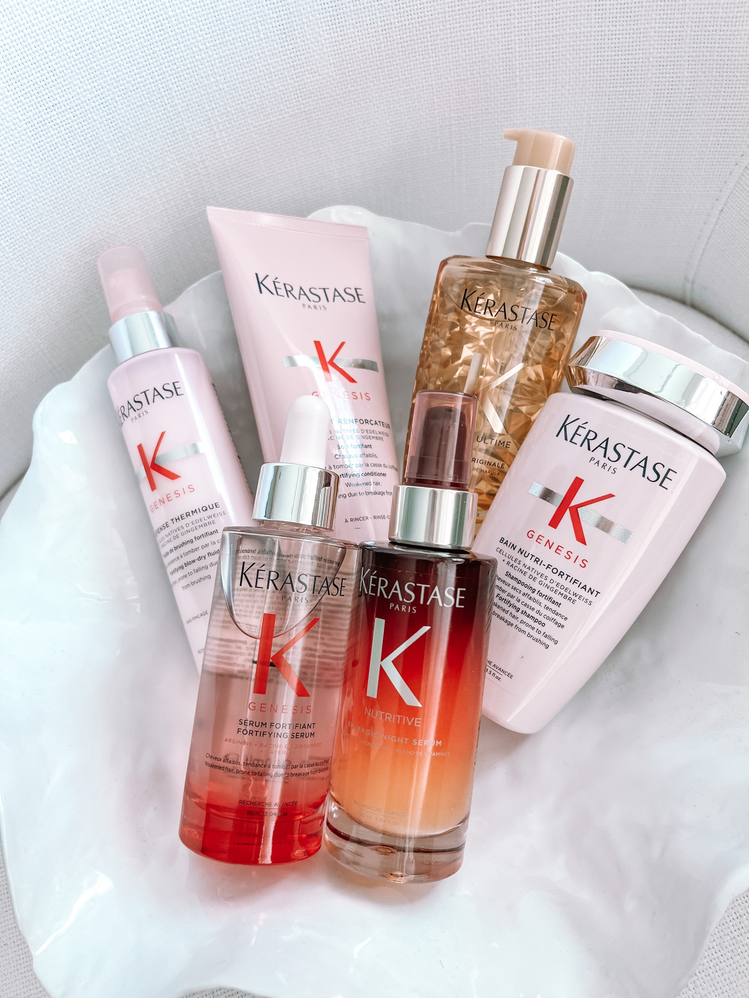 Have you ever tried a PRE-SHAMPOO before? 
My stylist says that I need to be on a “hair health journey” so I’m adding Kerastase’s Premier Pre-Shampoo Repairing Treatment to my routine during their Friends & Family Event! The calcium in shower water can lead to persistent hair damage leaving it rigid, dull & brittle… and the pre-shampoo helps to rebuild stronger hair. I also love their Genesis line because it promotes strength for weakened hair and was recommended to me by my Nashville celebrity stylist friends. Stock up on all of your favorite Kerastase products during their best sale of the year! @kerastase_official  #KerastasePartner


#LTKSaleAlert #LTKBeauty