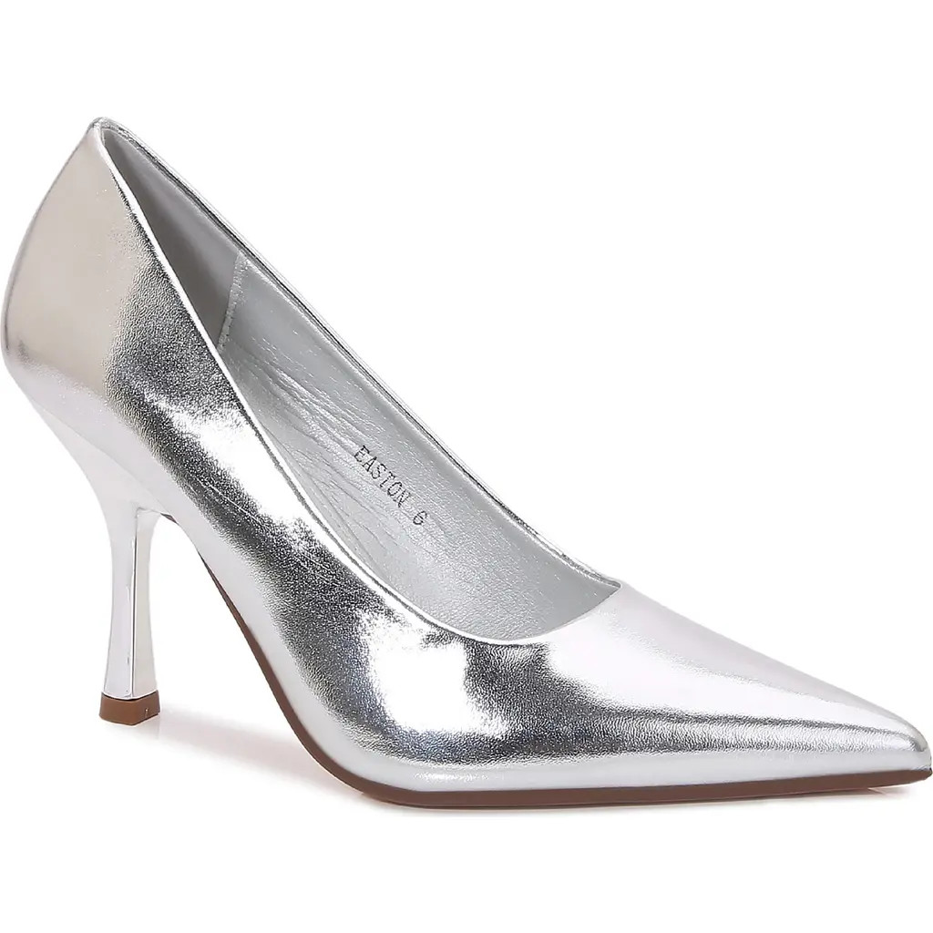 BERNESS Easton Pointed Toe Pump in Silver at Nordstrom Rack, Size 8.5 | Nordstrom Rack