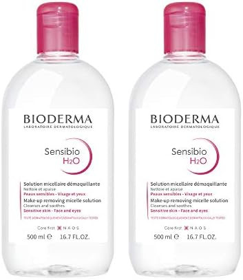 Bioderma - Sensibio - H2O Micellar Water - Makeup Remover Cleanser - Face Cleanser for Sensitive ... | Amazon (US)