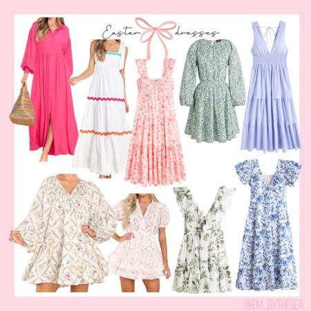 Easter dresses! Spring dresses! Long dresses! Short dresses! Spring break dresses! 

#LTKSeasonal #LTKstyletip #LTKunder100