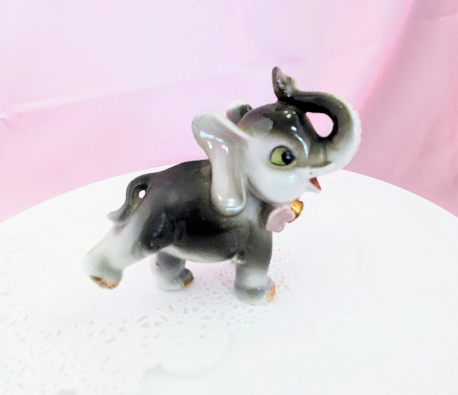 Elephant Sugar Vintage Japan Anthropomorphic Figure Mid Century MCM Modern Lover Collector Shabby... | Etsy (US)