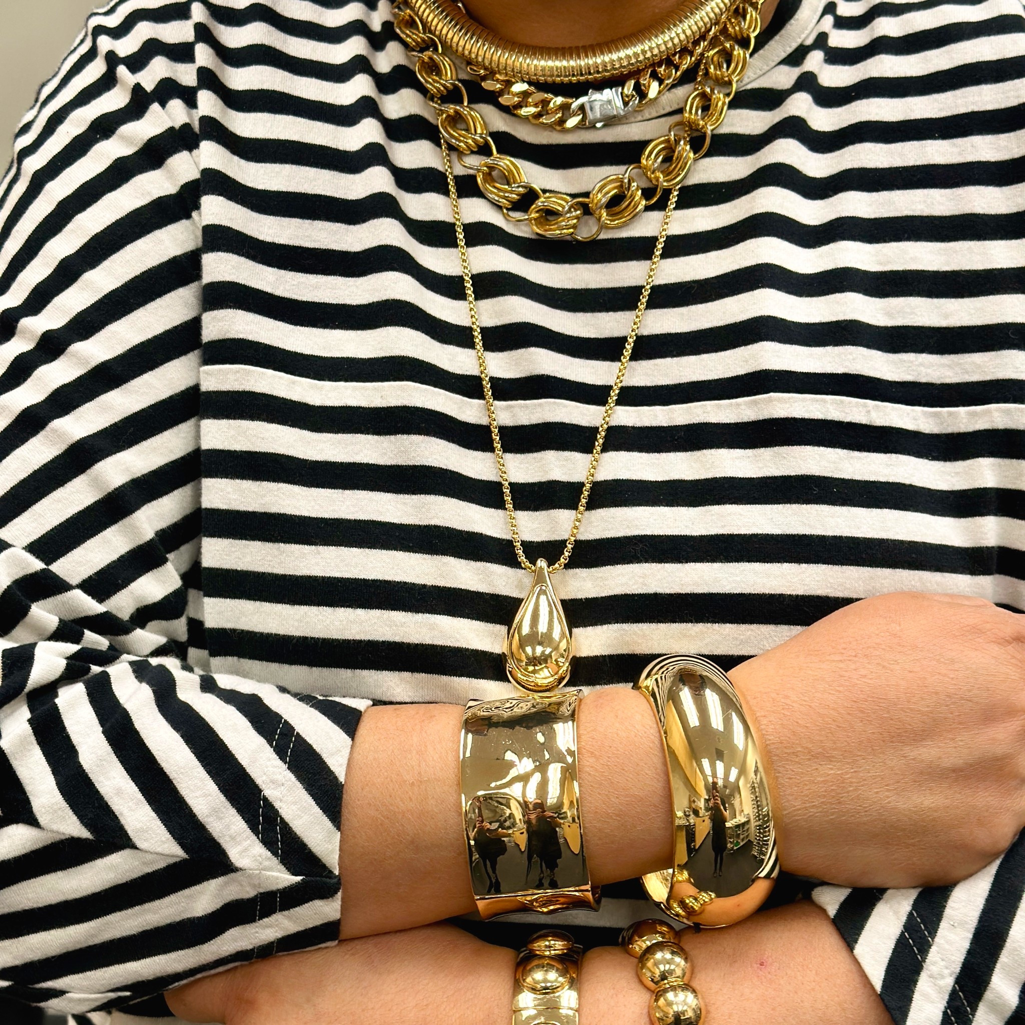 Layering up Open Edit jewelry exclusive to Nordstrom with vintage pieces for a mix of new and old. 

#LTKStyleTip #LTKFindsUnder50