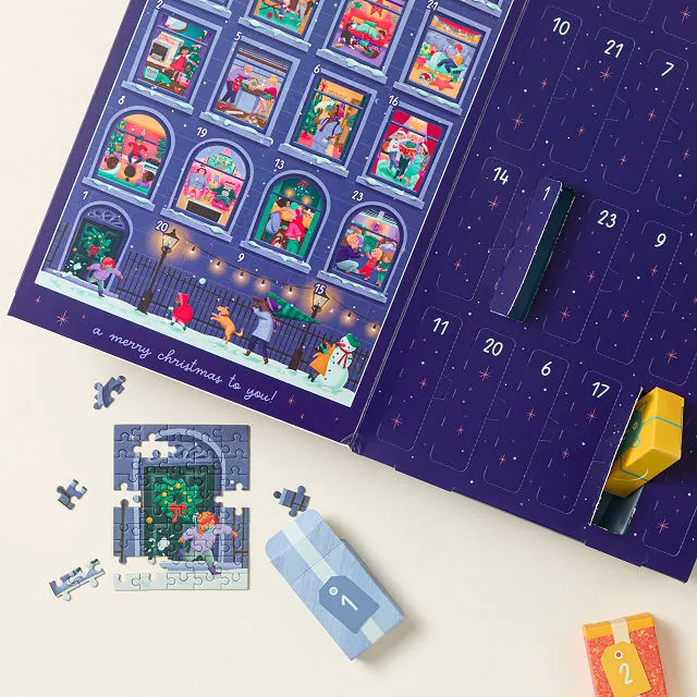Through the Window Puzzle Advent Calendar | UncommonGoods