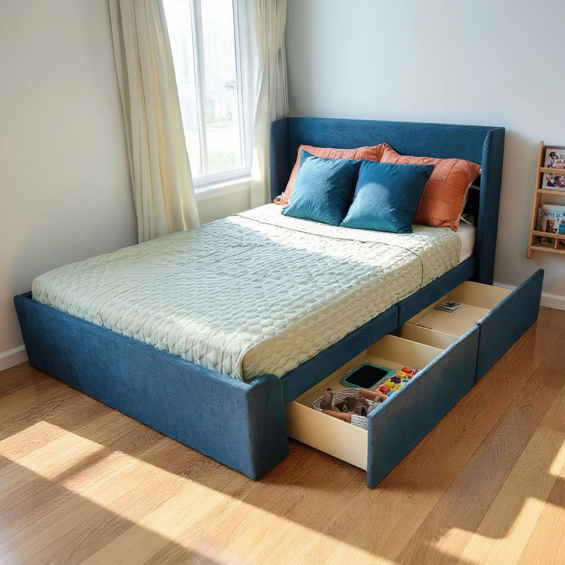 Nicholas Upholstered Full Bed | max & lily