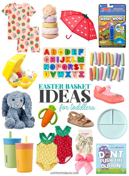 Easter basket ideas for toddlers and babies! Lots of Easter basket stuffer ideas for kids 

#LTKbaby #LTKfamily