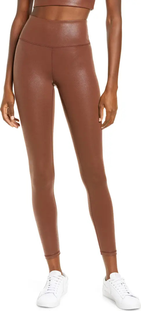 Active Faux-Leather Leggings | Nordstrom