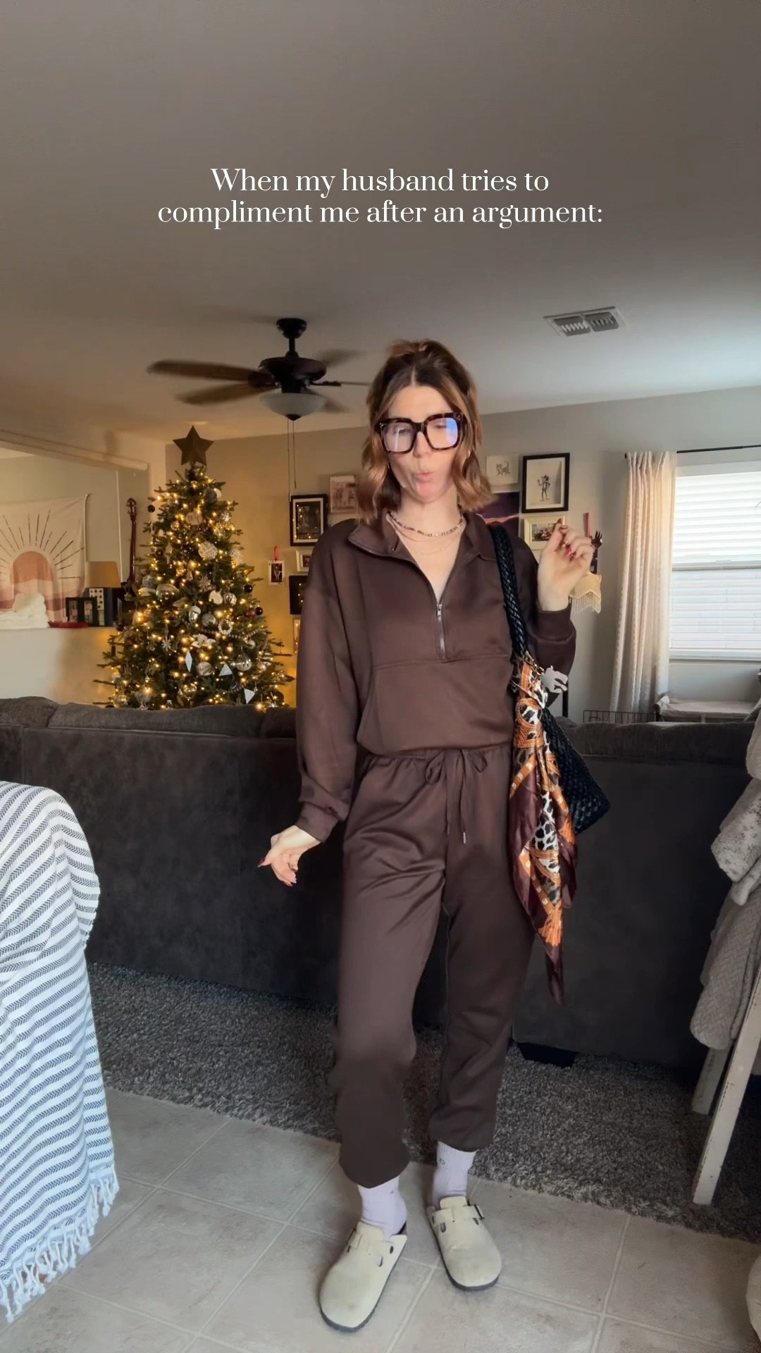 •Brown activewear set: size S tts
•mule clogs: sold out but linked similar 
•Gold earrings: come in a multipack, hypoallergenic 
•Multicolor bead and pearl necklace: Amazon 
•socks: Calvin Klein multipack 
•Black Botega look alike bag: Amazon 
•bag charm and scarf: Amazon 
•blue light blockers: tortoise shell Amazon for small faces 
•Gold rings: open for multiple sizing
•hair ties: huge multipack of colors, no snagging, great for hair in the thinner side 

#LTKootd #LTKFindsUnder50 #LTKPetite