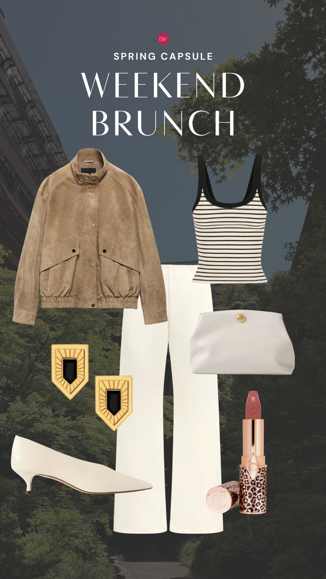 Spring Capsule: weekend brunch! This brown suede jacket is similar to one I own, grab it while you can! 

#LTKOver40 #LTKootd #LTKSeasonal