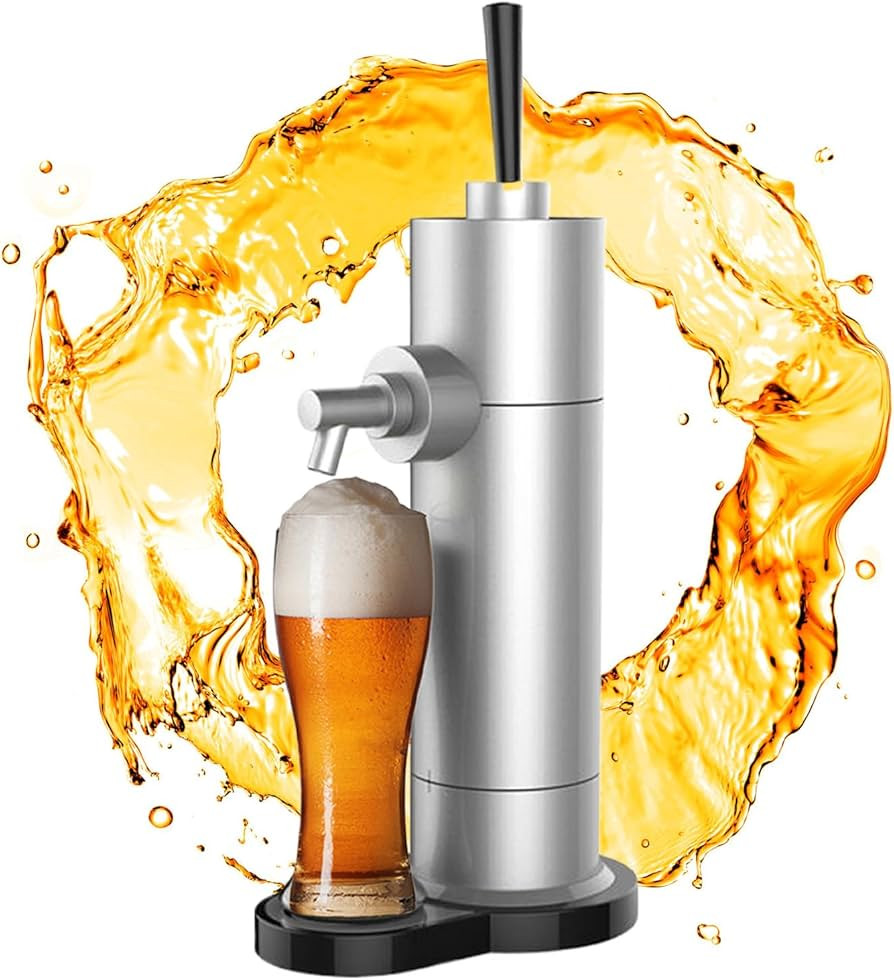 Beer Draft Dispenser,Beer Foam Machine,Canned Beer Draft System,Beer Foam Maker,Beer Tap,Mini Keg... | Amazon (US)
