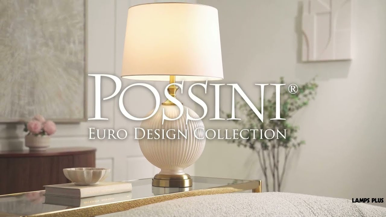 Possini Euro Kelly 27" High White Opal Glass Table Lamp | Lamps Plus