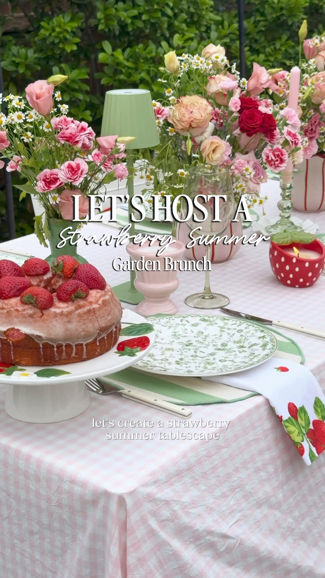 Strawberry summer garden brunch hosting essentials!

#LTKHome #LTKstorytime #LTKdayinmylife