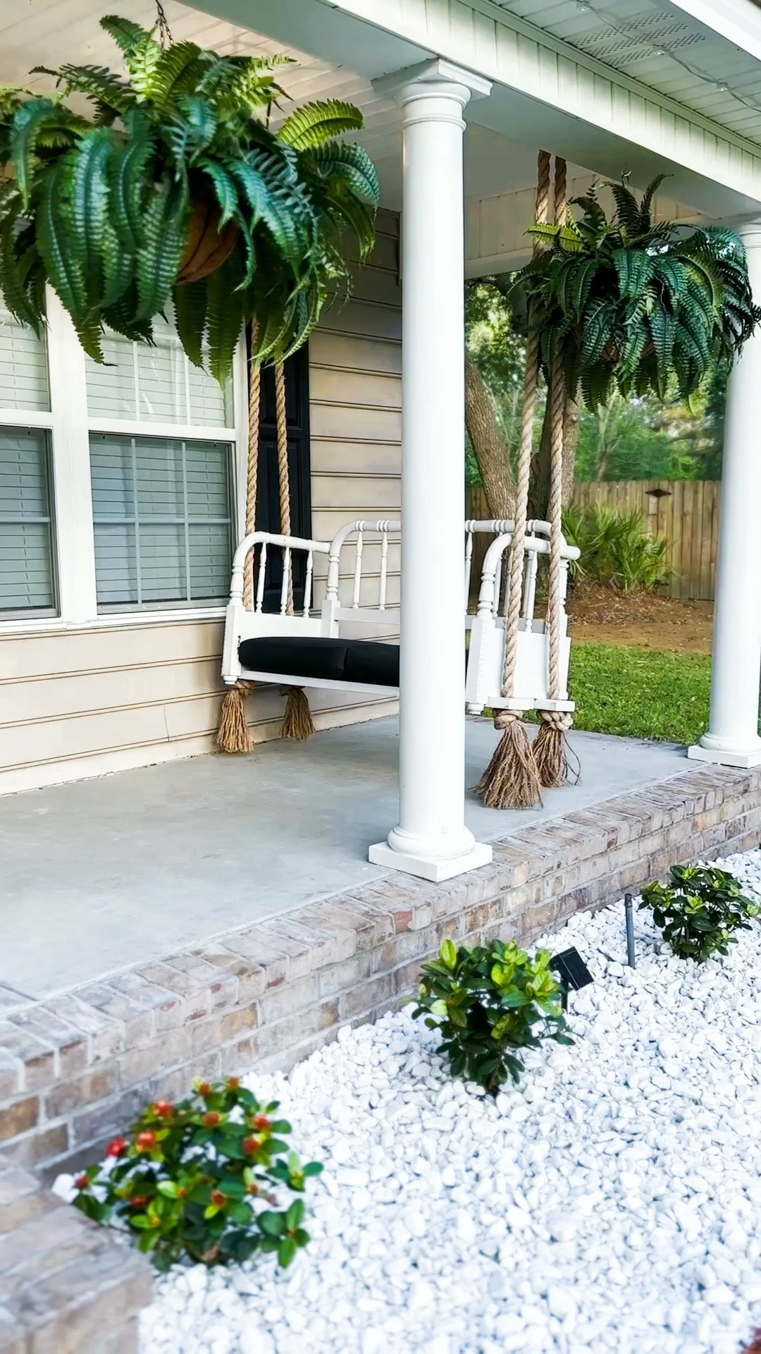 Made these beautiful hanging faux fern baskets! No watering required! #fyp #frontporch #decor #fauxflowers #fauxferns #amazonfauxflorals
#Itkhome #homesweethome

#LTKSeasonal #LTKtravel #LTKhome