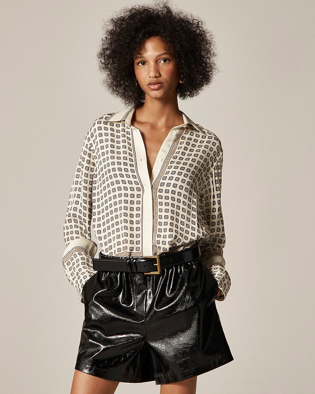 Jules classic-fit shirt in foulard print | J. Crew US