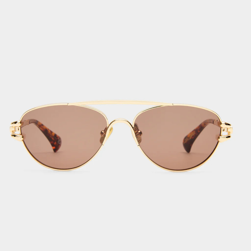 NUMERO SEIS | BRIGHT GOLD UMBER MONO | Le Specs (Australia)
