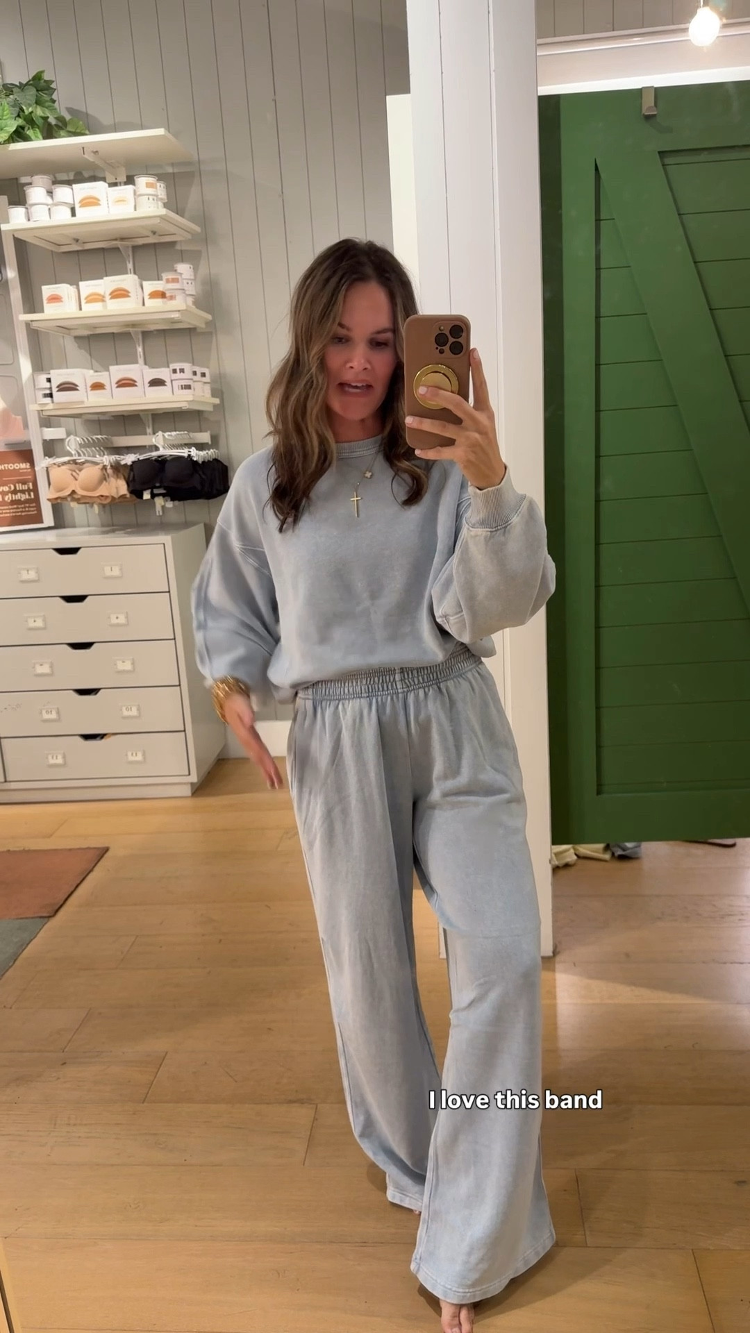This Aerie matching set = errands, carpool, coffee, couch. I’m wearing it everywhere. In a small in both #aerie #matchingset #casualoutfit #loungewear 

#LTKootd #LTKSaleAlert #LTKgrwm
