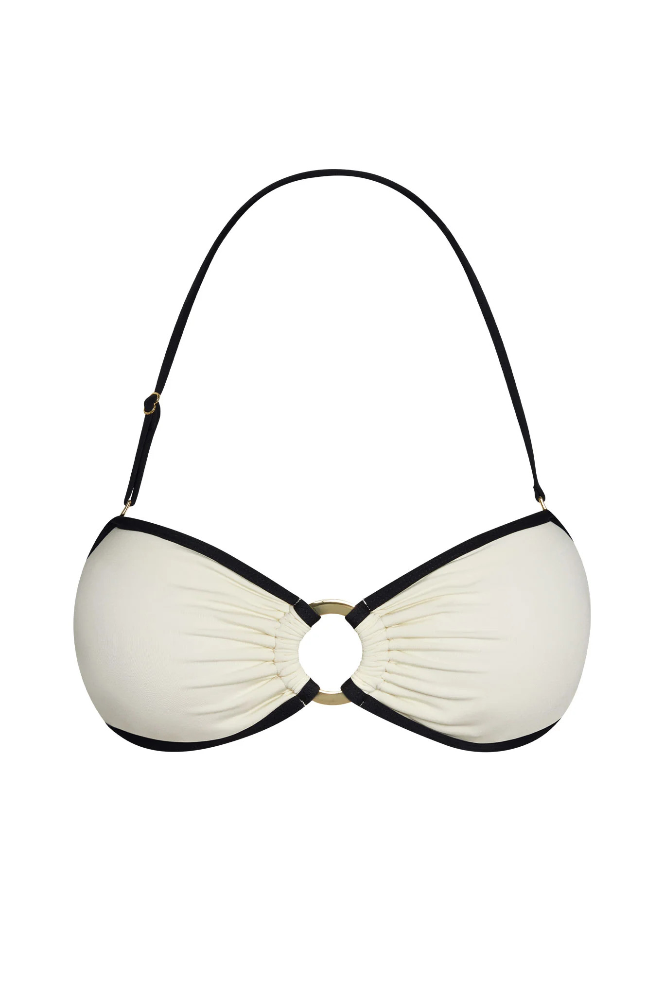 Costa Rica Top - Ivory/Black | Monday Swimwear