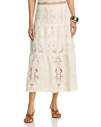 Mixed Lace Maxi Skirt - Exclusive | Bloomingdale's (US)