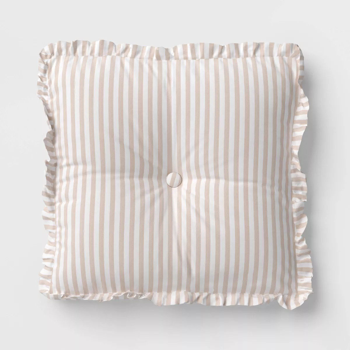 Oversized Square Stripe Pillow with Ruffle Trim - Threshold™ | Target