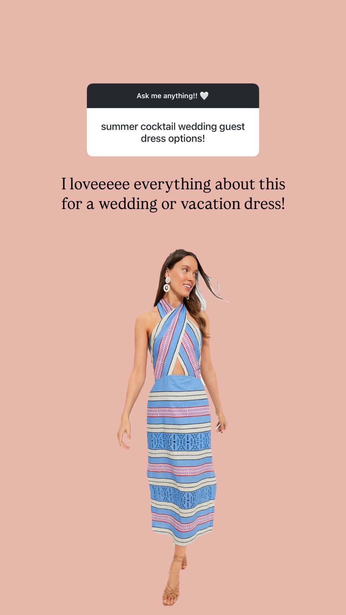 Summer wedding guest dress or vacation dress!! Tuckernuck dress - I suggest ordering your TTS!

#LTKStyleTip #LTKTravel #LTKParties