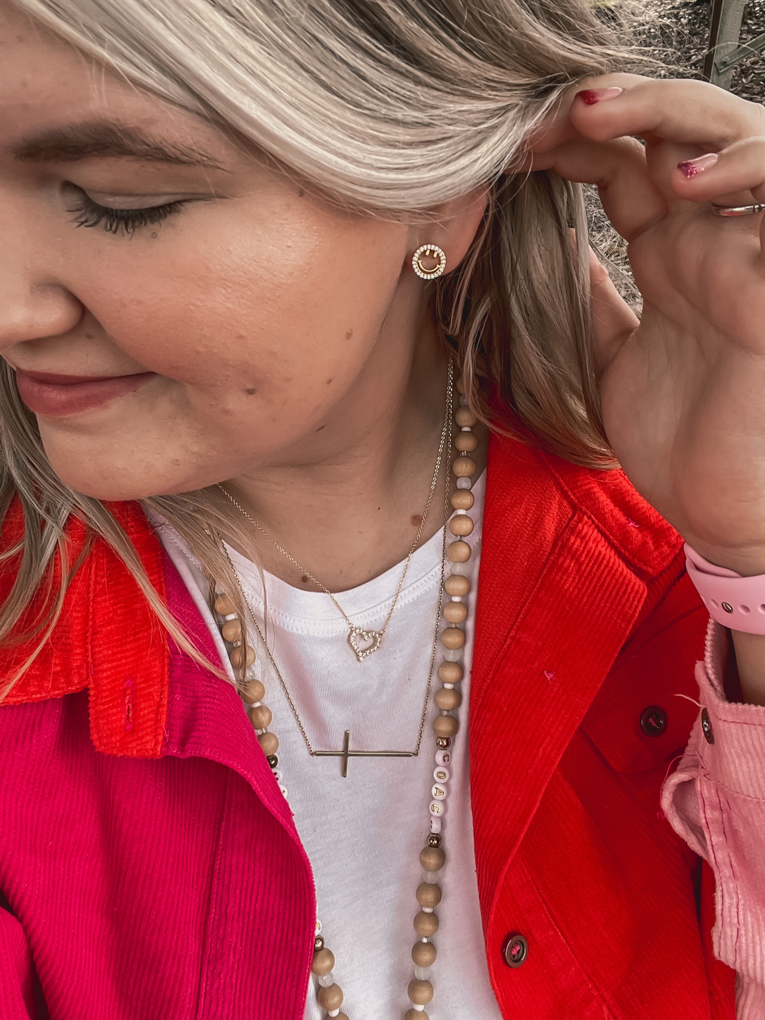 Todays jewelry 😍 use code January20 for 20% off the heart necklace 

#LTKunder50 #LTKcurves