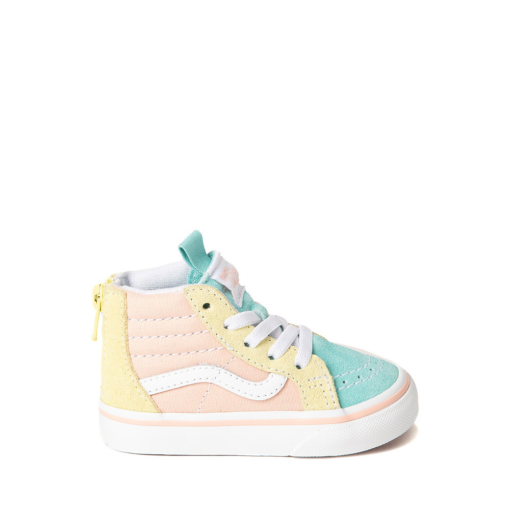 Vans Sk8-Hi Zip Skate Shoe - Baby / Toddler - Pastel Color-Block | Journeys