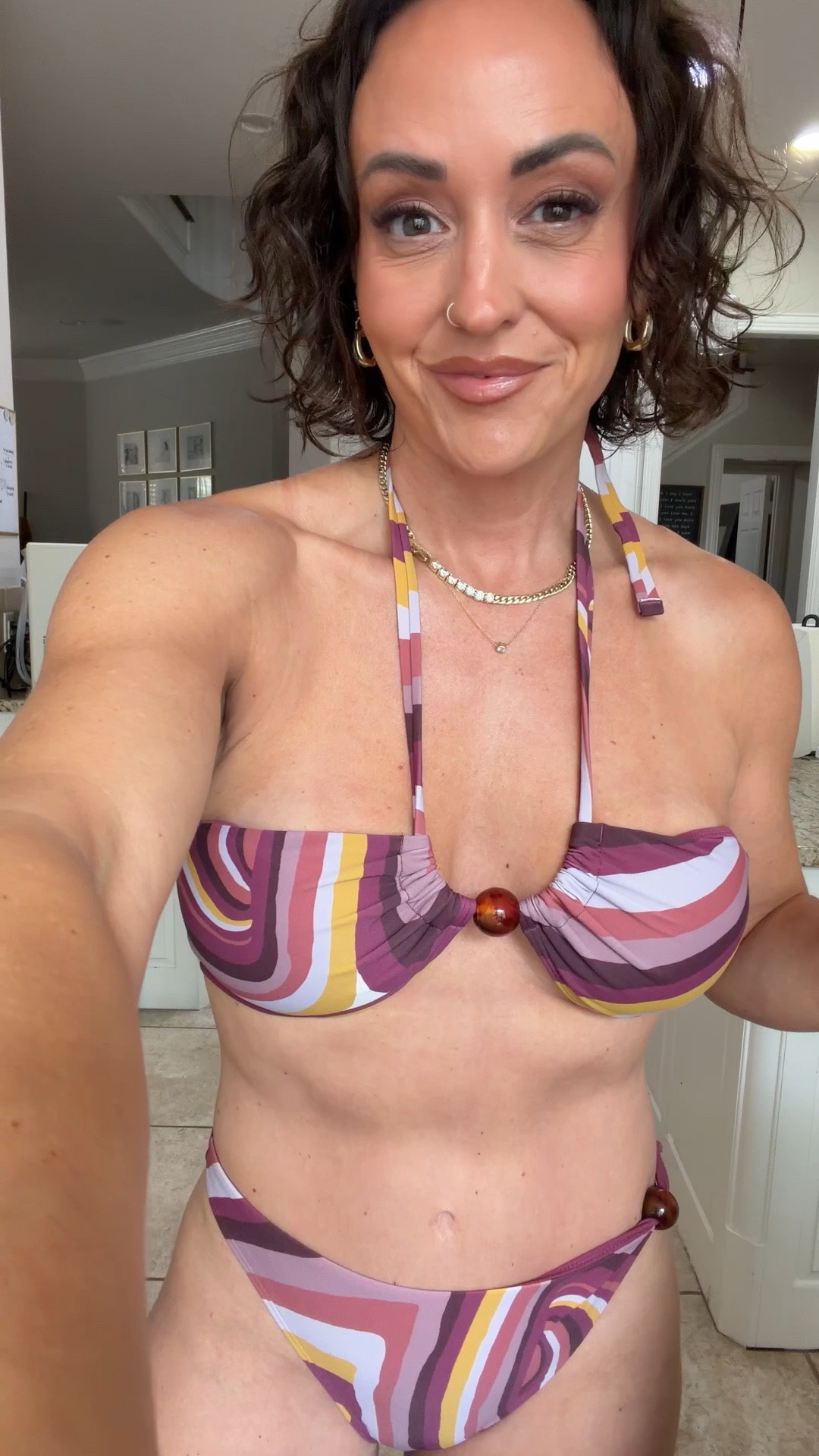 @abercrombie bikinis always are a win. M top, s bottoms

#LTKootd #LTKOver40 #LTKSwim