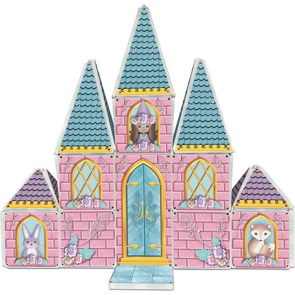 Princess Castle Magna-Tiles Structure Set - CreateOn STEM Toys | Maisonette | Maisonette