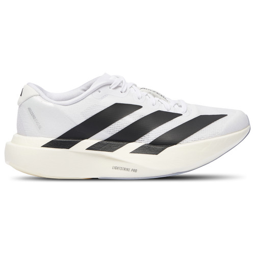 adidas Boys adidas adiZero Evo SL - Boys' Grade School Running Shoes White/Black Size 5.5 | Champs Sports
