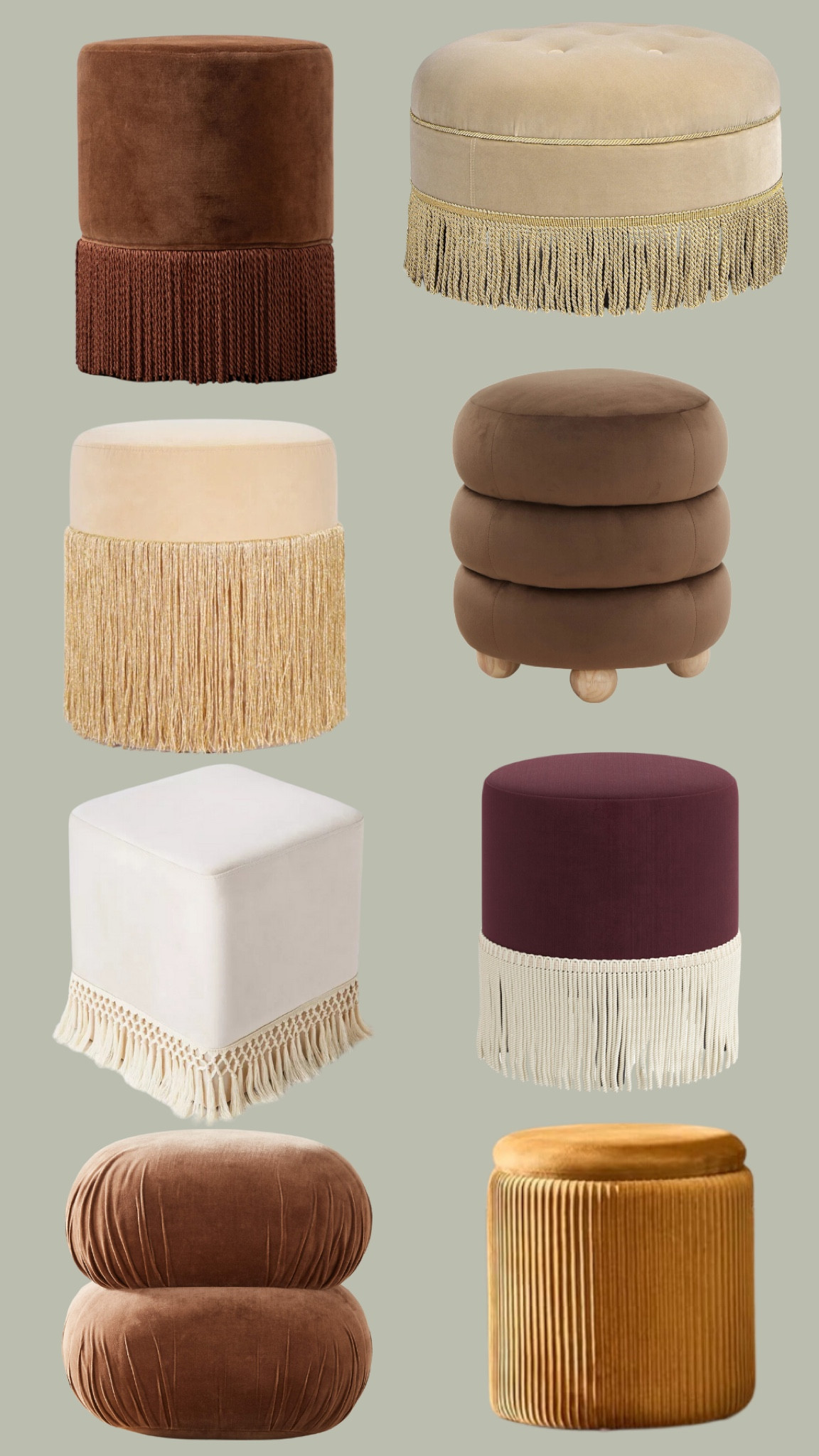Ottomans- trying to find a good dupe for the McGee & Co Astrid Fringe Stool 

#LTKHome