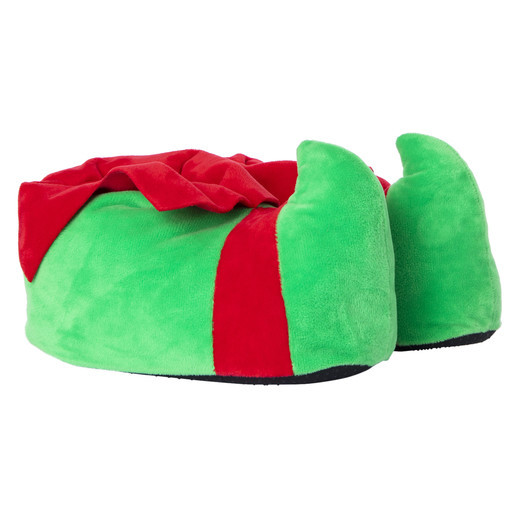 elf plush holiday slippers | Five Below
