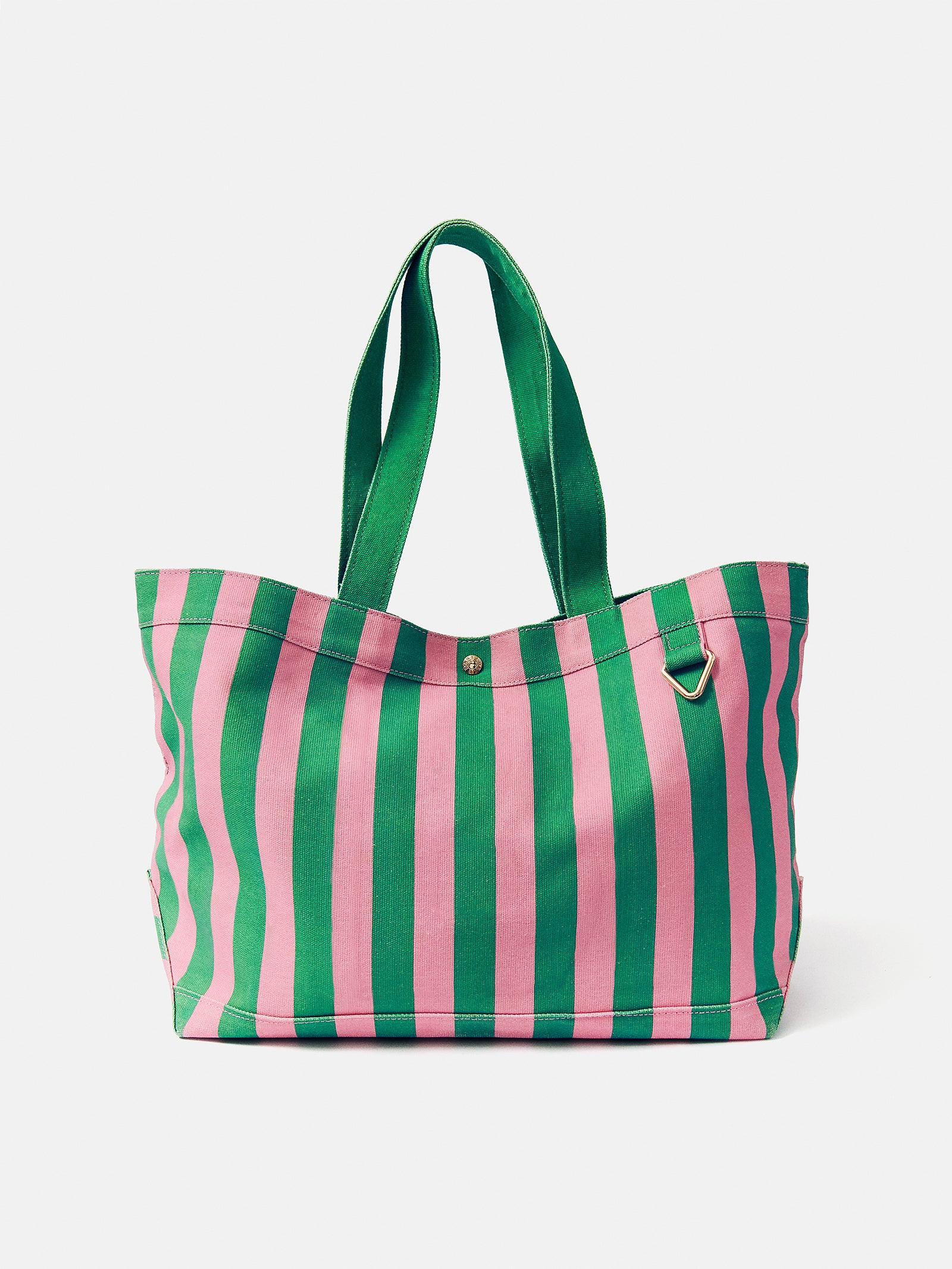 Striped Alpha Tote - Grove | BaubleBar