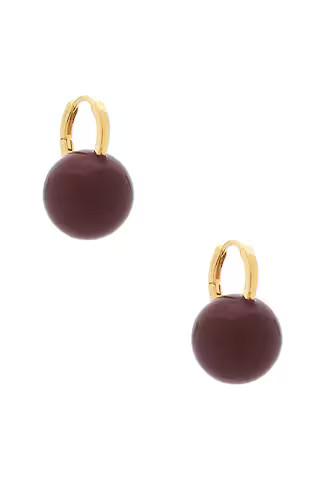 Casa Clara Tavi Earrings in Deep Cherry from Revolve.com | Revolve Clothing (Global)