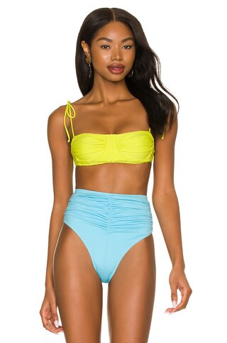 Shani Shemer Emma Bikini Top in Yellow from Revolve.com | Revolve Clothing (Global)