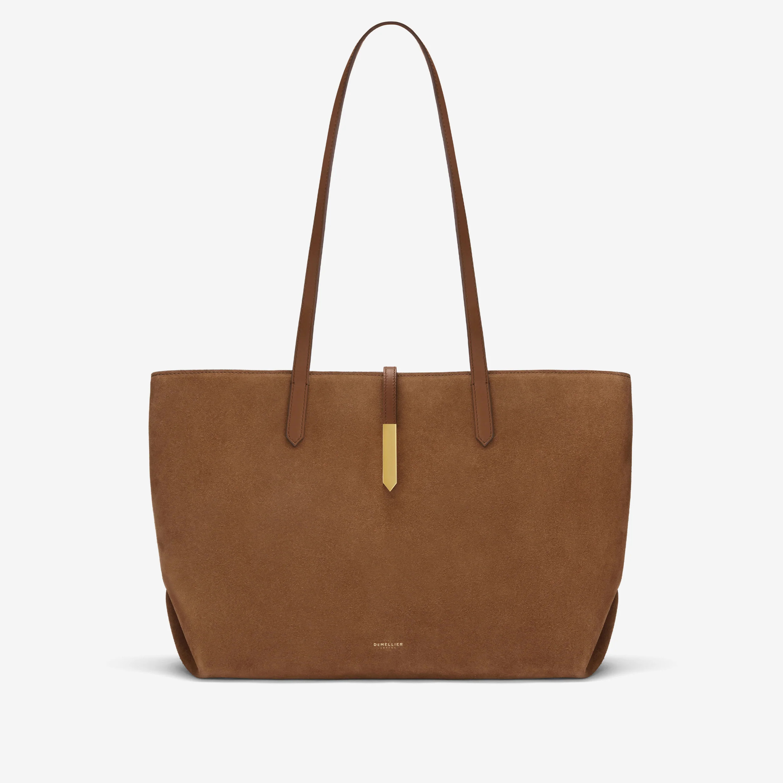 The Tokyo Tote | Deep Tan Suede & Deep Tan Smooth | DeMellier | DeMellier