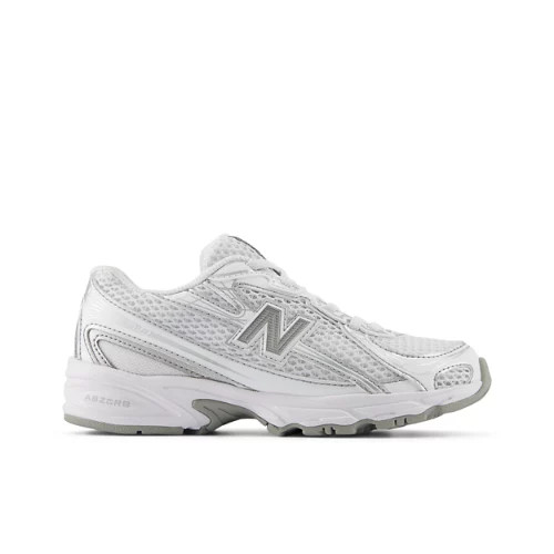 New Balance Kids' 740 Bungee Lace - White/Grey (Size 10.5) | New Balance Athletics, Inc.