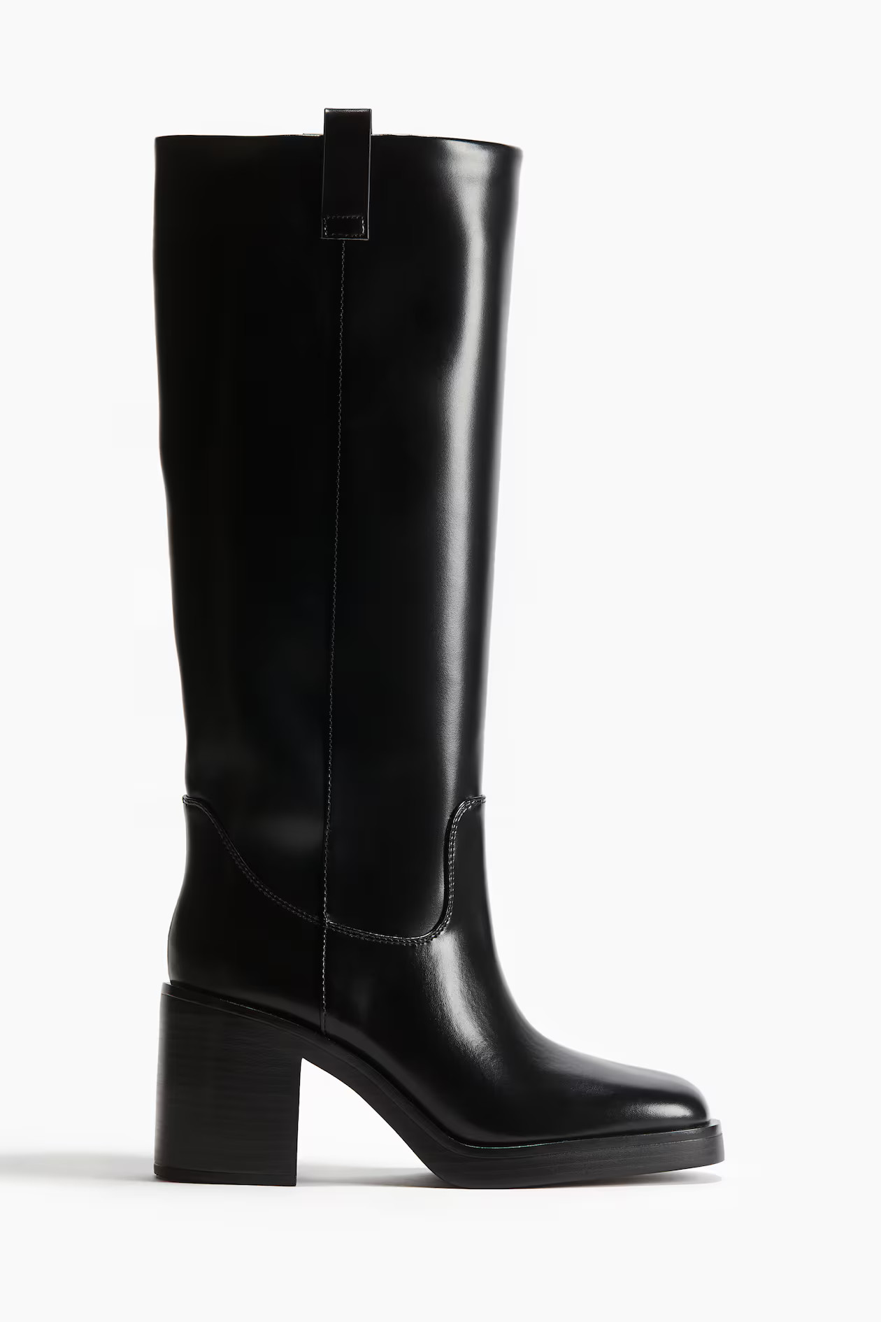 Knee-High Boots - High heel - Black - Ladies | H&M US | H&M (US + CA)