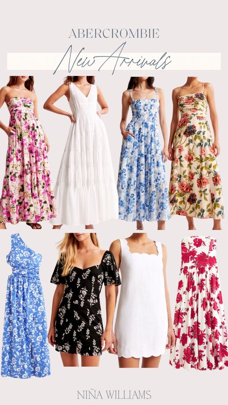 Abercrombie new arrivals! Summer
Dresses - wedding guest dress - maxi dress - floral dress - short dresses 

#LTKWedding #LTKSeasonal #LTKFindsUnder100