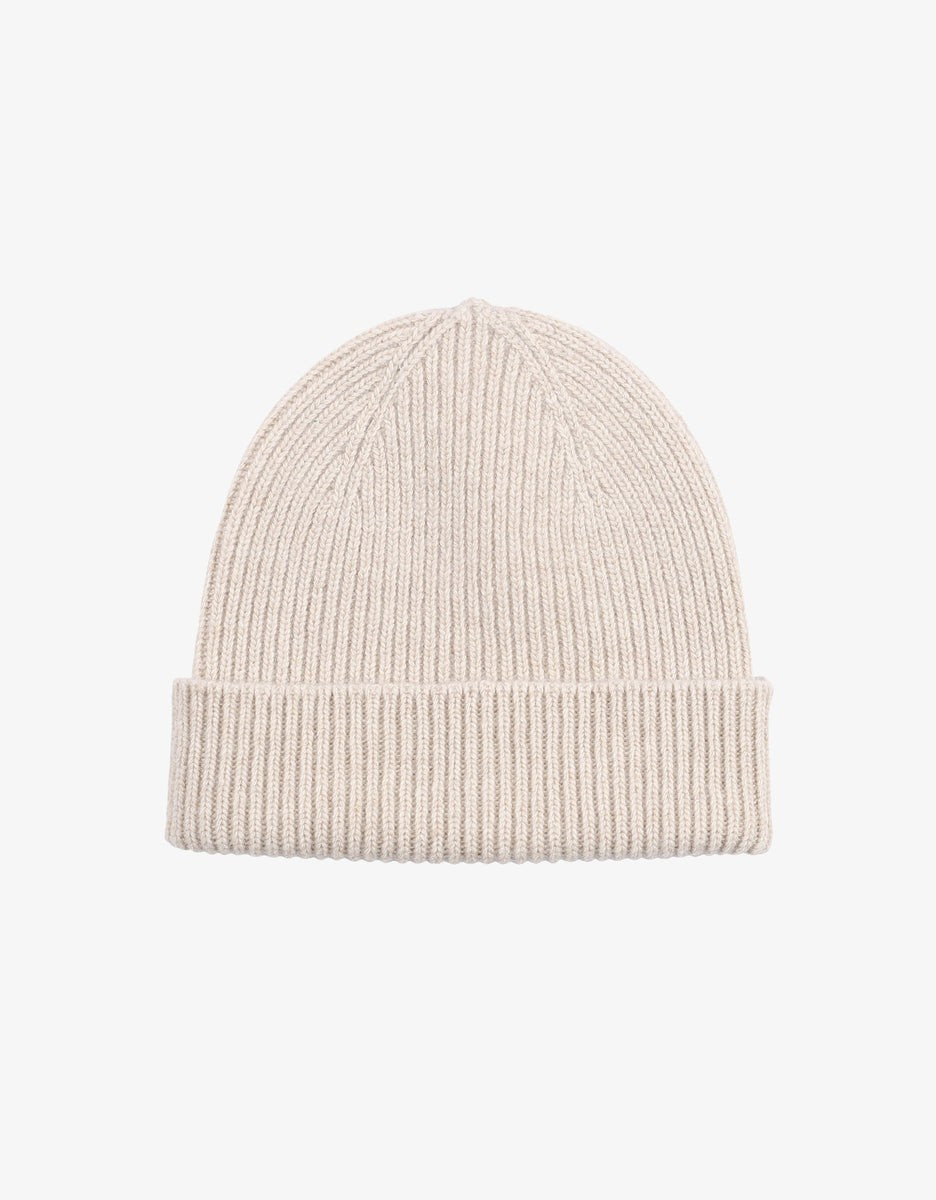 Merino Wool Beanie - Ivory White | Colorful Standard