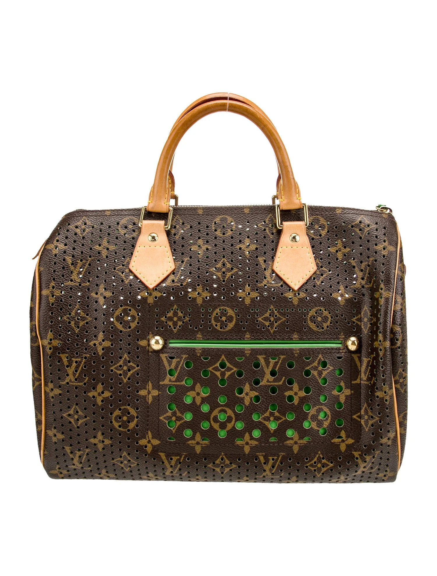 Louis Vuitton Perforated Monogram Speedy 30 Vintage - Brown Handle Bags, Handbags - LOU1126053 | ... | The RealReal
