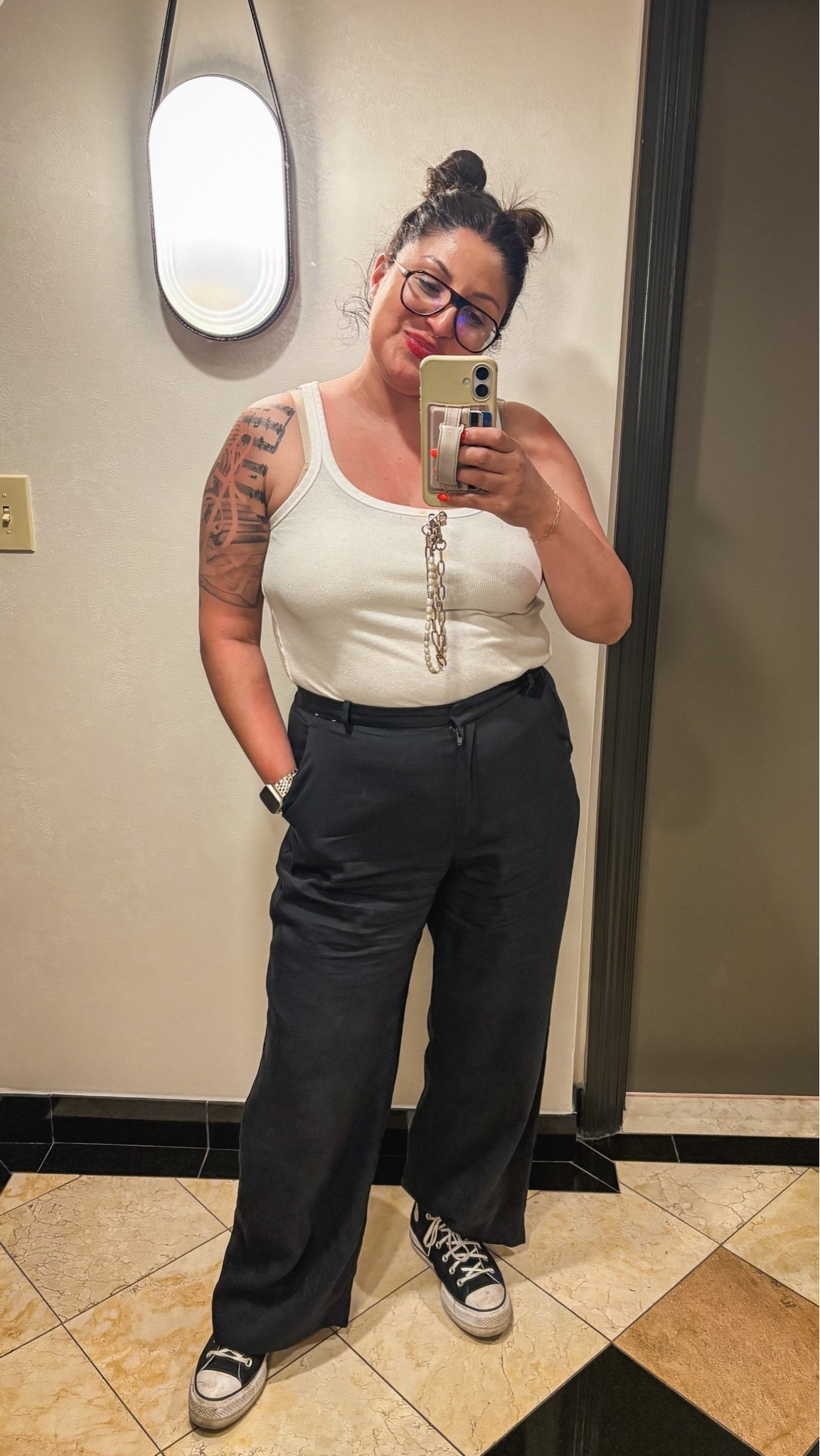 No Doubt concert look:
Target tank - XL
A&F Sloane trousers- 33
Converse high tops

#LTKOver40 #LTKxAbercrombie #LTKMidsize